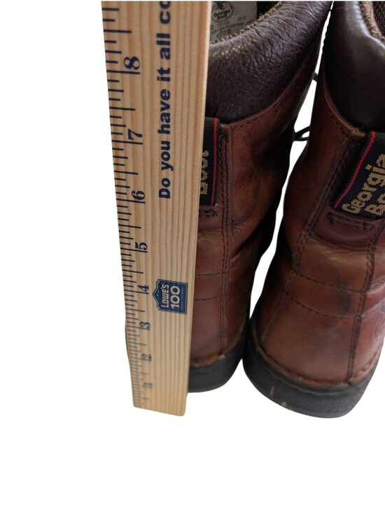 Georgia Boot Mens 8 M Eagle Light Work Boots G8083 Russet Wildwood Leather main image 5
